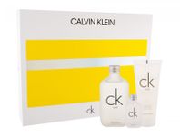 Calvin Klein CK One toaletná voda unisex 100 ml + toaletná voda unisex 15 ml + sprchový gél 100 ml darčeková sada