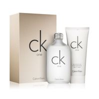 Calvin Klein CK One toaletná voda unisex 200 ml + telové mlieko 200 ml darčeková sada