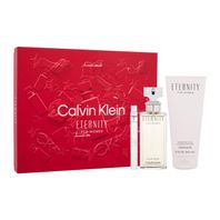 Calvin Klein Eternity parfumovaná voda pre ženy 100 ml + telové mlieko 200 ml + parfumovaná voda 10 ml