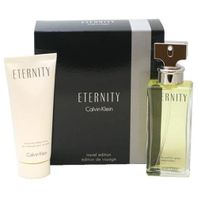Calvin Klein Eternity parfumovaná voda pre ženy 100 ml + telové mlieko 100 ml darčeková sada