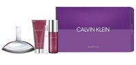 Calvin Klein Euphoria parfumovaná voda pre ženy 100 ml + edp 10 ml + telové mlieko 100 ml + telový závoj 150 ml darčeková sada