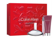 Calvin Klein Euphoria parfumovaná voda pre ženy 50 ml + telové mlieko 100 ml + parfum roll-on 10 ml darčeková sada