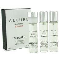 Chanel Allure Homme Sport náplň toaletná voda pre mužov 3x 20 ml