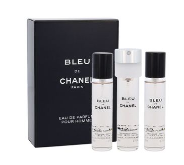 Chanel Bleu de Chanel parfumovaná voda pre mužov 3x20 ml náplne