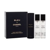 Chanel Bleu de Chanel Parfum Twist and Spray parfém pre mužov 3 x 20 ml