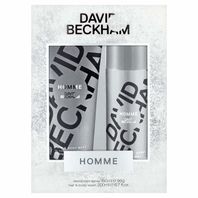 David Beckham Homme deospray 150 ml + telový šampón pre mužov 200 ml darčeková sada