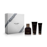Dolce & Gabbana Pour Homme Intenso parfumovaná voda pre mužov 125 ml + balzám po holení 50 ml + sprchový gél 50 ml darčeková sada