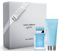 Dolce & Gabbana Light Blue Eau Intense parfumovaná voda pre ženy 50 ml + telové mlieko 100 ml darčeková sada