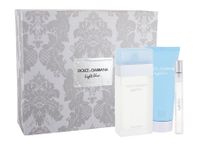 Dolce & Gabbana Light Blue toaletná voda pre ženy 100 ml + telový krém 100 ml + EDT 10 ml pre ženy darčeková sada