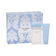 Dolce & Gabbana Light Blue toaletná voda pre ženy 100 ml + telový krém 75 ml + toaletná voda pre ženy 10 ml darčeková sada