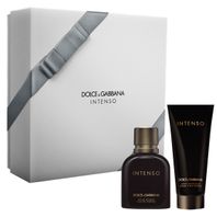 Dolce & Gabbana Pour Homme Intenso parfumovaná voda pre mužov 75 ml + balzam po holení 100 ml darčeková sada