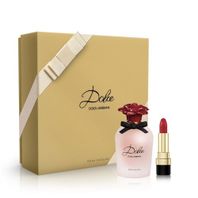 Dolce & Gabbana Rosa Excelsa parfumovaná voda pre ženy 50 ml + dámsky Rúž 3,5 g darčeková sada