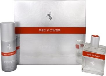 Ferrari Red Power toaletná voda pre mužov 125 ml + deospray 150 ml darčeková sada