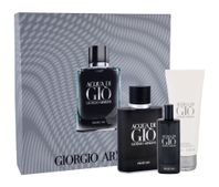 Giorgio Armani Acqua di Gio Profumo parfumovaná voda pre mužov 75 ml + sprchový gél + šampón 75 ml + parfumovaná voda 15 ml darčeková sada