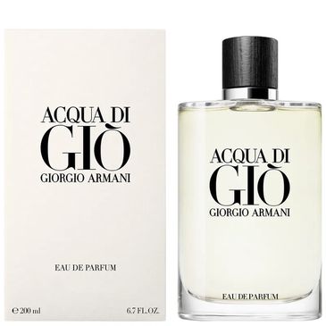 Giorgio Armani Acqua di Gio refillable parfumovaná voda pre mužov 200 ml