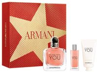 Giorgio Armani In Love With You parfumovaná voda pre ženy 100 ml + krém na ruky 50 ml + EDP 15 ml darčeková sada