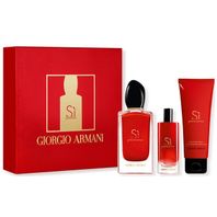 Giorgio Armani Sí Passione parfumovaná voda pre ženy 100 ml + telové mlieko 75 ml + EDP 15 ml darčeková sada