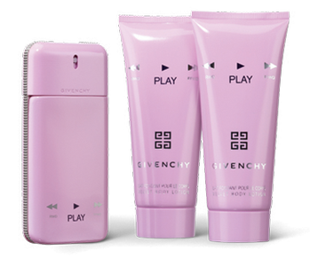 Givenchy Play For Her parfumovaná voda pre ženy 75 ml + telové mlieko 75 ml + sprchový gél 75 ml darčeková sada