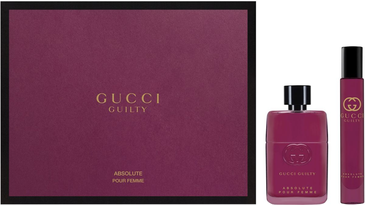 Gucci Guilty Absolute Pour Femme parfumovaná voda pre ženy 50 ml + telové mlieko 50 ml darčeková sada