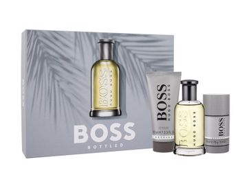 Hugo Boss Boss Bottled toaletná voda pre mužov 100 ml + sprchový gél 100 ml + deostick 75 ml darčeková sada