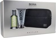 Hugo Boss Boss Bottled toaletná voda pre mužov 100 ml + sprchový gél 100 ml + kozmetická taška darčeková sada