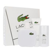 Lacoste Eau de Lacoste L.12.12 Blanc toaletná voda pre mužov 100 ml + sprchový gél 50 ml + deostick 75 ml darčeková sada