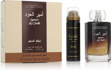 Lattafa Ameer Al Oudh parfumovaná voda pre mužov 100 ml + deosprej 50 ml darčeková sada