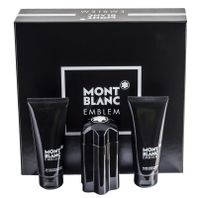 Mont Blanc Emblem toaletná voda pre mužov 100ml + balzam po holení 100 ml + sprchovací gél 100 ml darčeková sada