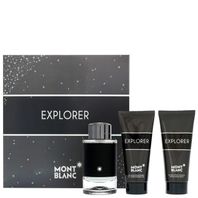 Mont Blanc Explorer parfumovaná voda pre mužov 100 ml + balzám po holení 100 ml + sprchový gél 100 ml darčeková sada