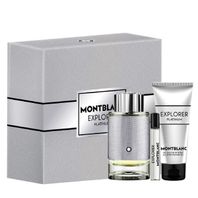 Mont Blanc Explorer Platinum parfumovaná voda pre mužov 100 ml + sprchový gel 100 ml + EDP 7,5 ml darčeková sada