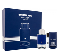 Mont Blanc Explorer Ultra Blue parfumovaná voda pre mužov 100 ml + parfumovaná voda 7,5 ml + deostick 75 ml