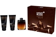 Mont Blanc Legend Night parfumovaná voda pre mužov 100 ml + balzam po holení 100 ml + sprchový gel 100 ml darčeková sada