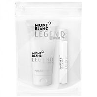 Mont Blanc Legend Spirit toaletná voda pre mužov 7,5 ml + balzám po holení 50 ml darčeková sada