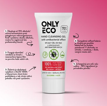 Only Eco antibakteriálny gél na ruky 50 ml
