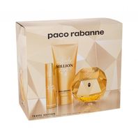 Paco Rabanne Lady Million parfumovaná voda pre ženy 80 ml + telové mlieko 100 ml + EDP 10 ml darčeková sada