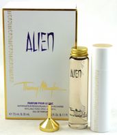 Thierry Mugler Alien parfumovaná voda pre ženy 7,5 ml + parfumovaná voda náplň 35 ml darčeková sada