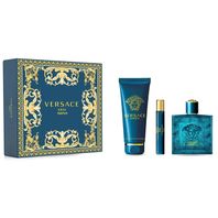 Versace Eros parfum pre mužov 100 ml + sprchový gél 150 ml + parfum 10 ml darčeková sada