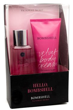 Victoria's Secret Bombshell telový sprej 75 ml + telový krém 100 ml pre ženy darčeková sada