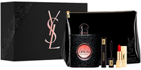 Yves Saint Laurent Black Opium parfumovaná voda pre ženy 90 ml + mini rúž 1,3 g + maskara 2 ml + taška darčeková sada