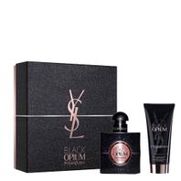 Yves Saint Laurent Black Opium parfumovaná voda pre ženy 30 ml + telové mlieko 50 ml darčeková sada